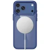 iPhone 17 Pro / 18 Pro tmavomodré/priehľadné Tech-Protect Magmat MagSafe puzdro s ovládaním kamery thumbnail