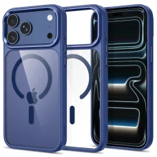iPhone 17 Pro / 18 Pro tmavomodré/priehľadné Tech-Protect Magmat MagSafe puzdro s ovládaním kamery