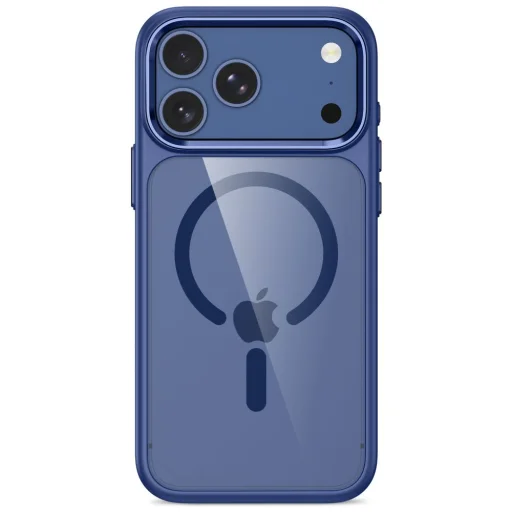 iPhone 17 Pro / 18 Pro tmavomodré/priehľadné Tech-Protect Magmat MagSafe puzdro s ovládaním kamery - 3