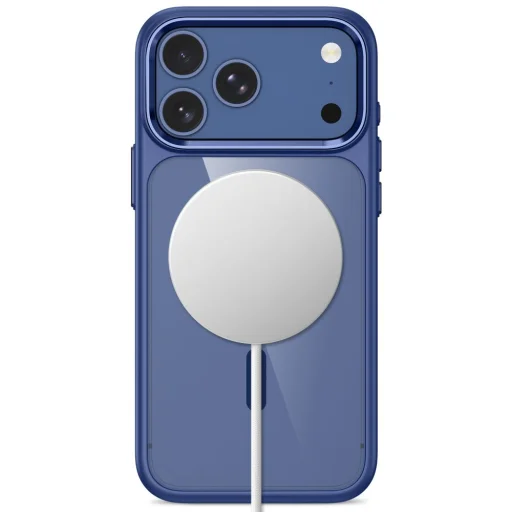 iPhone 17 Pro / 18 Pro tmavomodré/priehľadné Tech-Protect Magmat MagSafe puzdro s ovládaním kamery - 4