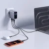 Tech-Protect PowerVision NC100W-GaN 3-portová 100W sieťová nabíjačka, tmavosivá (2×USB-C, 1×USB-A) thumbnail
