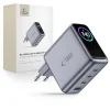 Tech-Protect PowerVision NC140W-GaN 140W 4-portová sieťová nabíjačka, tmavosivá (3×USB-C, 1x USB-A) thumbnail