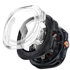 Samsung Galaxy Watch Ultra 2 2026 (47 mm) matná čierna a priehľadná sada 2 ks ochranných puzdier Tech-Protect Defense