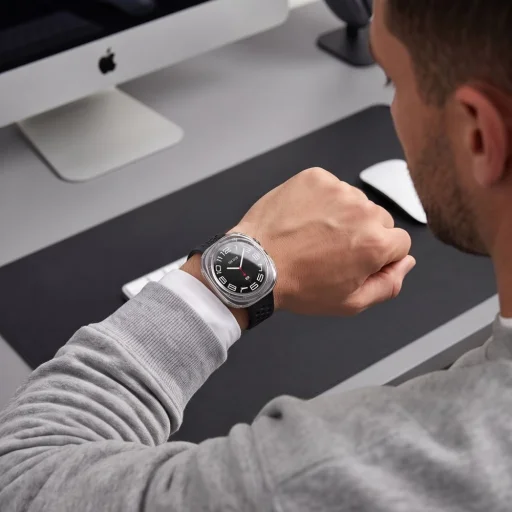 Samsung Galaxy Watch Ultra 2 2026 (47 mm) matná čierna a priehľadná sada 2 ks ochranných puzdier Tech-Protect Defense - 12