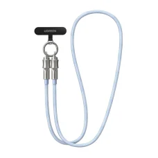UGREEN L508 USB-C – USB-C kábel so šnúrkou na krk 1,2 m 60 W, modrý