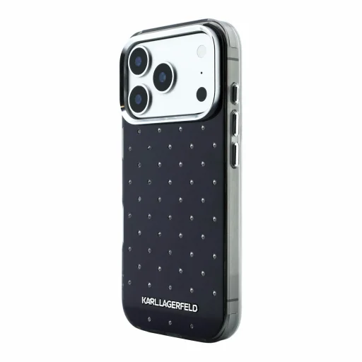 iPhone 18 Pro čierny kryt Karl Lagerfeld IML so štrasovými kamienkami MagSafe - 2