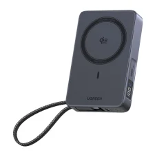 UGREEN PB773 magnetická externá batéria 10000 mAh 30 W sivá