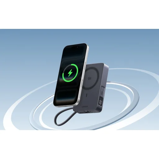 UGREEN PB773 mágneses külső akkumulátor 10000 mAh 30 W szürke - 3