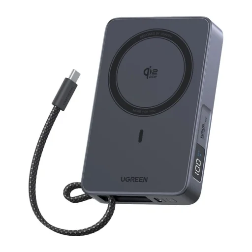 UGREEN PB773 magnetická externá batéria 10000 mAh 30 W sivá - 2