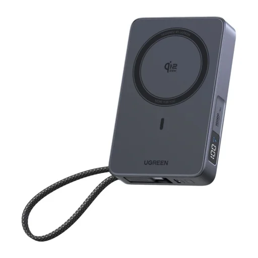 UGREEN PB773 mágneses külső akkumulátor 10000 mAh 30 W szürke - 1