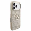 iPhone 18 Pro ružový Guess PU 4G Metal Logo Strap kryt thumbnail