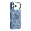 Modré puzdro Guess PU 4G Resin Metal Logo pre iPhone 18 Pro thumbnail