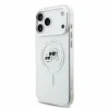 iPhone 18 Pro Max biely Karl Lagerfeld IML K&CH Heads MagSafe kryt s kovovým rámom thumbnail