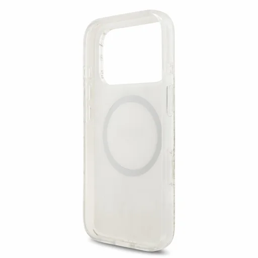 iPhone 18 Pro biele puzdro Guess IML Flowers Allover Strap MagSafe - 6