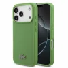  iPhone 18 Pro tárkonyzöld Lacoste Iconic Petit Pique PVC MagSafe tok fém logóval thumbnail