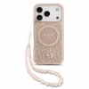 iPhone 18 Pro ružové puzdro Guess IML Flowers Allover Strap MagSafe thumbnail