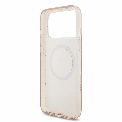 Ružové puzdro Guess IML Flowers Allover Strap MagSafe pre iPhone 18 Pro Max - 6