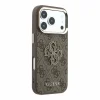 Hnedé puzdro Guess PU 4G Resin Metal Logo pre Apple iPhone 18 Pro Max thumbnail