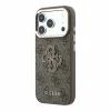 Hnedé puzdro Guess PU 4G Resin Metal Logo pre Apple iPhone 18 Pro Max thumbnail
