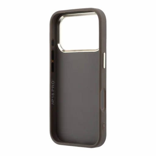 Hnedé puzdro Guess PU 4G Resin Metal Logo pre Apple iPhone 18 Pro Max - 6