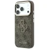 Hnedé puzdro Guess PU 4G Resin Metal Logo pre Apple iPhone 18 Pro Max thumbnail