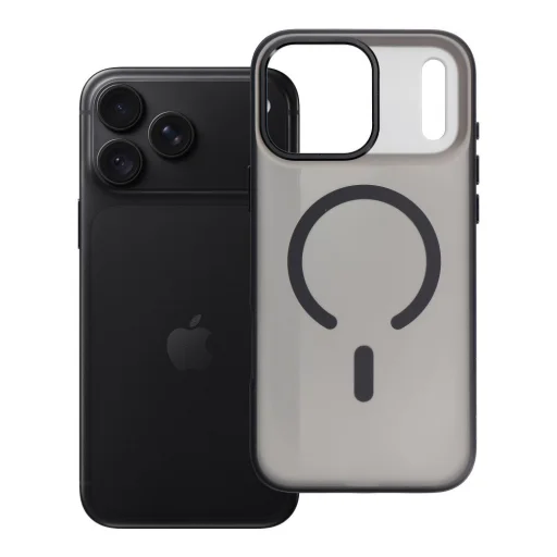 iPhone 17 Pro Max / 18 Pro Max čierne puzdro Flexline Mag Cover kompatibilné s MagSafe - 7