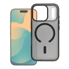 iPhone 17 Pro Max / 18 Pro Max čierne puzdro Flexline Mag Cover kompatibilné s MagSafe