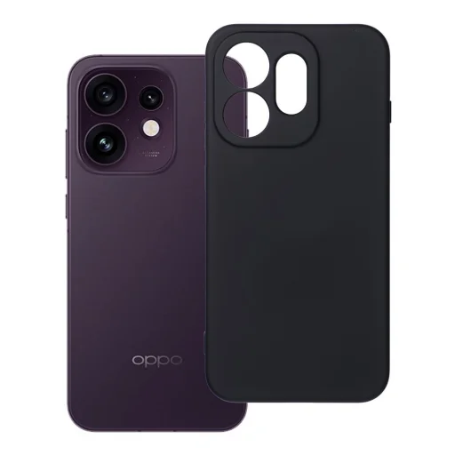 Čierne silikónové puzdro pre Oppo Reno 16 5G - 13
