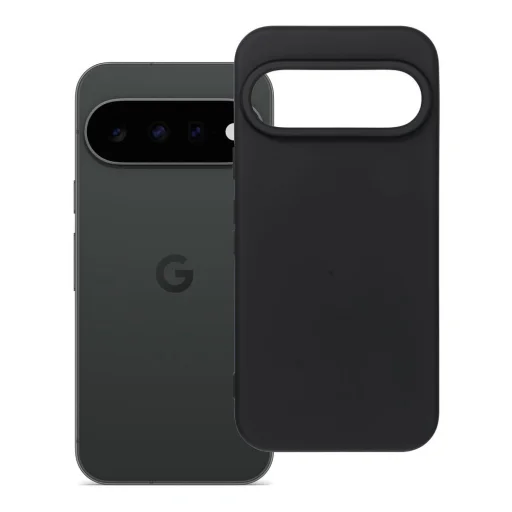 Čierne silikónové puzdro pre Google Pixel 11 Pro - 10
