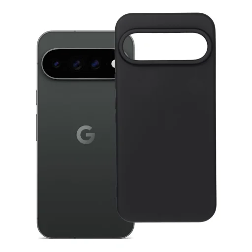 Google Pixel 11 Pro XL čierne silikónové puzdro - 11