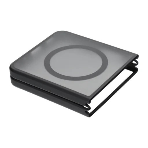 Samsung Z Flip 8 4sF-S akrylové, MagSafe kompatibilné čierne puzdro - 3