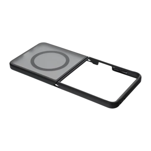 Samsung Z Flip 8 4sF-S akrylové, MagSafe kompatibilné čierne puzdro - 4