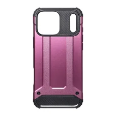  iPhone 17 Pro Max / 18 Pro Max sötét cseresznyevörös Armor tok
