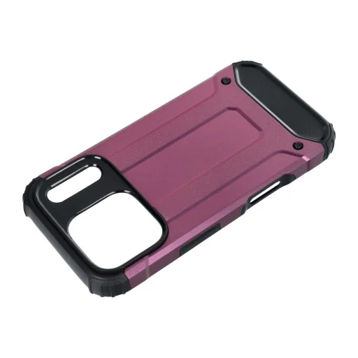  iPhone 17 Pro Max / 18 Pro Max sötét cseresznyevörös Armor tok - 5