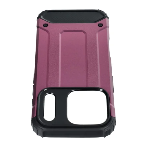  iPhone 17 Pro Max / 18 Pro Max sötét cseresznyevörös Armor tok - 7