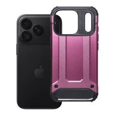  iPhone 17 Pro / 18 Pro sötét cseresznye Armor tok