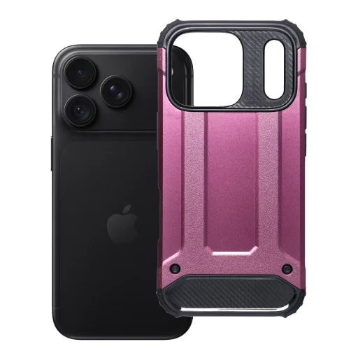 iPhone 17 Pro / 18 Pro tmavočerešňové Armor puzdro - 1