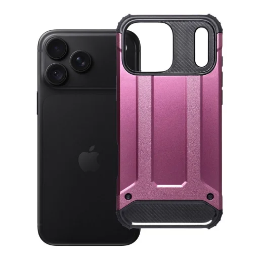 iPhone 17 Pro Max / 18 Pro Max tmavočerešňové Armor puzdro - 1