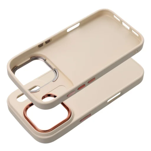Apple iPhone 17 Pro / 18 Pro antické biele Frame puzdro - 2