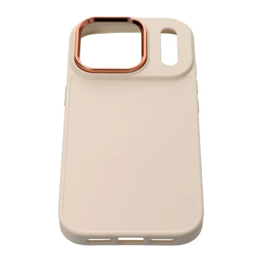Apple iPhone 17 Pro / 18 Pro antické biele Frame puzdro - 6
