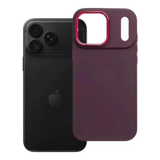 iPhone 17 Pro Max / 18 Pro Max tmavočerešňový kryt Frame - 6