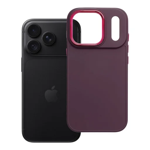 iPhone 17 Pro / 18 Pro tmavočerešňové puzdro Frame - 6