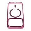 Apple iPhone 17 Pro / 18 Pro tmavo čerešňové puzdro Frame Clear Hybrid Mag Cover kompatibilné s MagSafe thumbnail
