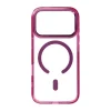  iPhone 17 Pro Max / 18 Pro Max sötét cseresznye Frame Clear Hybrid Mag Cover tok thumbnail