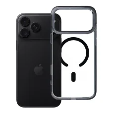 Apple iPhone 17 Pro Max / 18 Pro Max čierne Frame Clear Hybrid Mag Cover puzdro