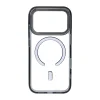  Apple iPhone 17 Pro Max / 18 Pro Max fekete Frame Clear Hybrid Mag Cover tok thumbnail