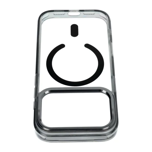  Apple iPhone 17 Pro Max / 18 Pro Max fekete Frame Clear Hybrid Mag Cover tok - 5
