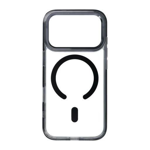  Apple iPhone 17 Pro Max / 18 Pro Max fekete Frame Clear Hybrid Mag Cover tok - 1