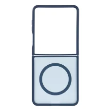 Samsung Z Flip 8 tmavomodré 4sF-S akrylové puzdro kompatibilné s MagSafe