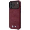  Apple iPhone 18 Pro / 17 Pro Bordó BMW M Carbon Metal Logo MagSafe tok thumbnail